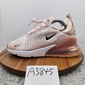 Nike Women 8 Air Max 270 Light Soft Pink Casual Daily Lifestyle Athletic Sneaker